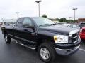 2007 Brilliant Black Dodge Ram 2500 Laramie Quad Cab 4x4  photo #2