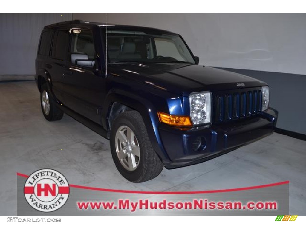2006 Commander 4x4 - Midnight Blue Pearl / Medium Slate Gray photo #1