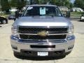 Sheer Silver Metallic - Silverado 2500HD LTZ Extended Cab 4x4 Photo No. 2