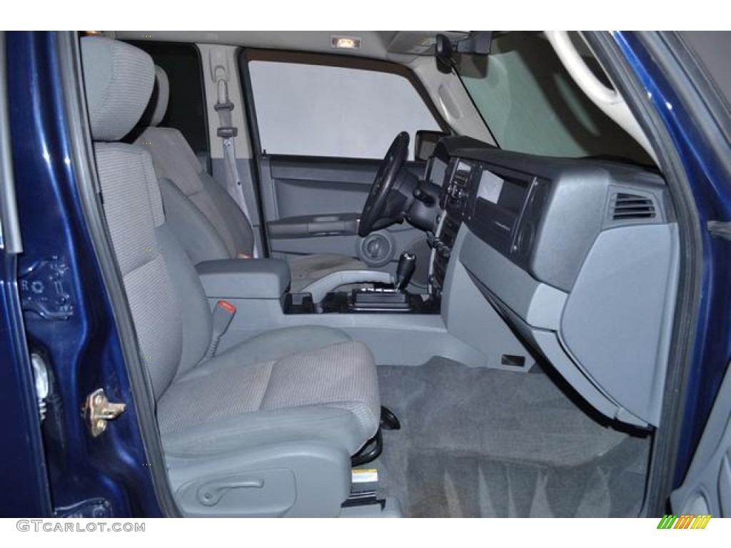 Medium Slate Gray Interior 2006 Jeep Commander 4x4 Photo #70923307