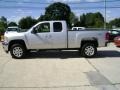 Sheer Silver Metallic - Silverado 2500HD LTZ Extended Cab 4x4 Photo No. 9