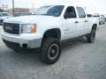 2008 Summit White GMC Sierra 1500 SLE Crew Cab 4x4  photo #7