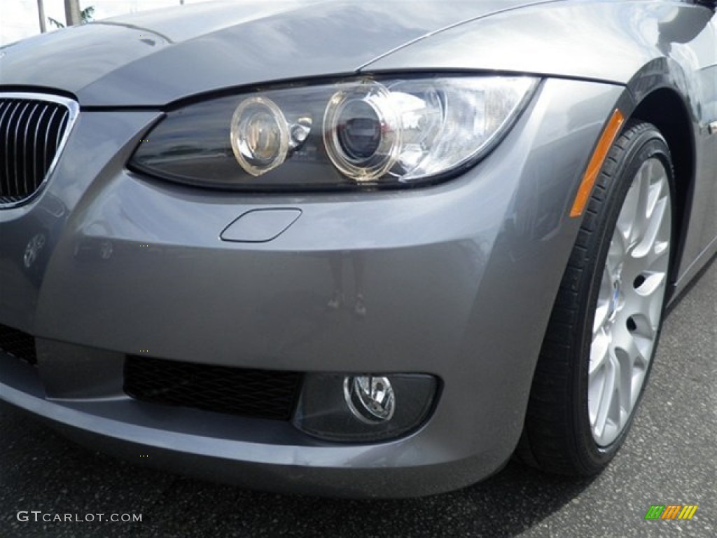 2009 3 Series 328i Coupe - Space Grey Metallic / Black photo #10