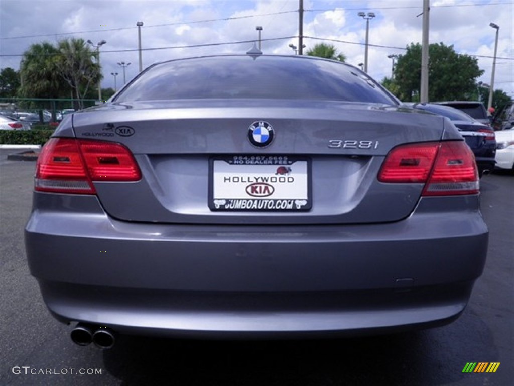 2009 3 Series 328i Coupe - Space Grey Metallic / Black photo #17