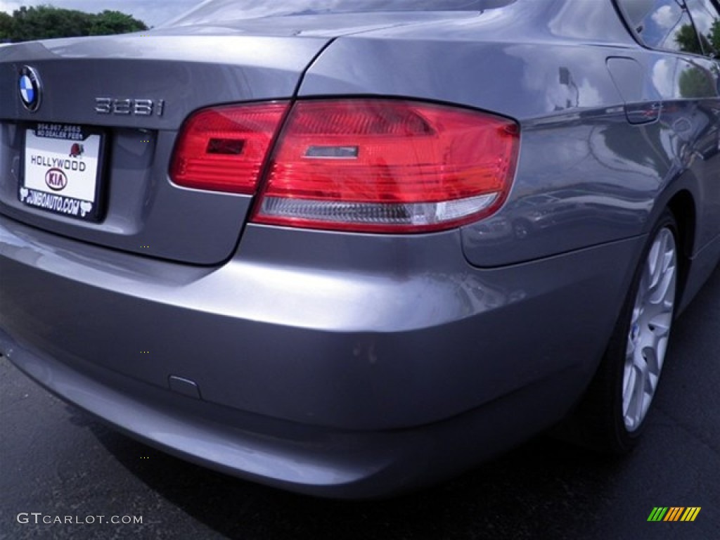 2009 3 Series 328i Coupe - Space Grey Metallic / Black photo #21