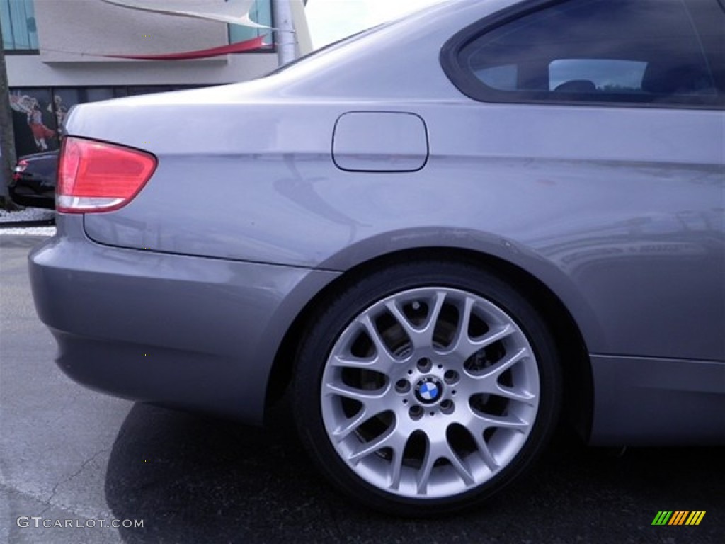 2009 3 Series 328i Coupe - Space Grey Metallic / Black photo #23