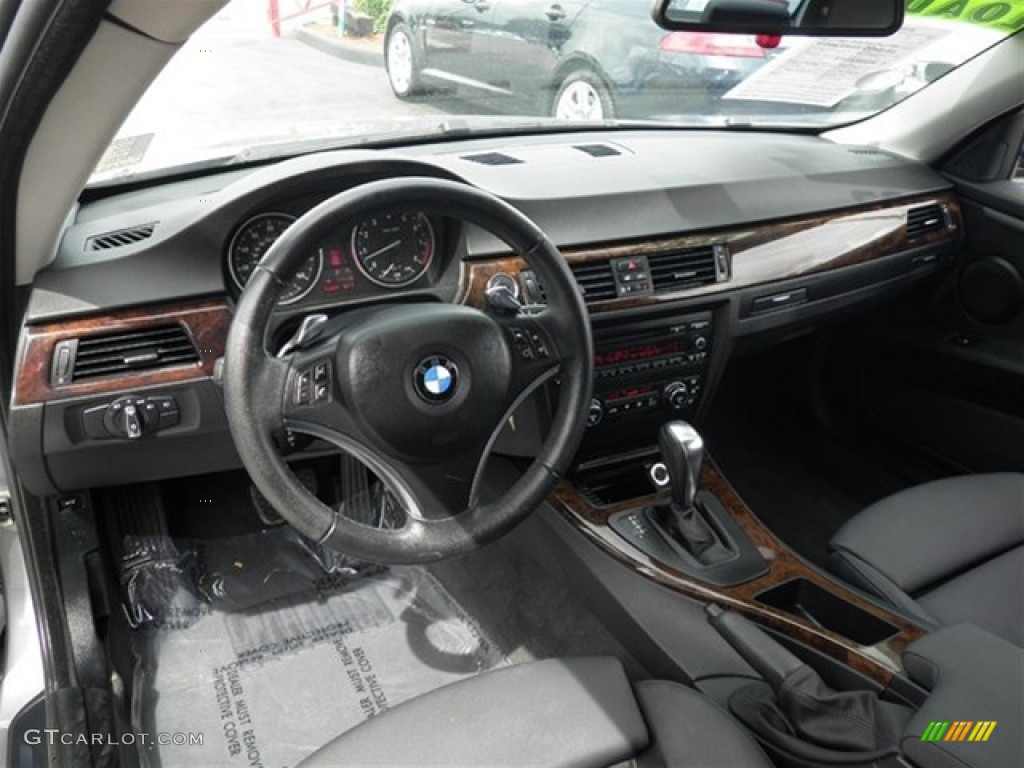 2009 3 Series 328i Coupe - Space Grey Metallic / Black photo #33