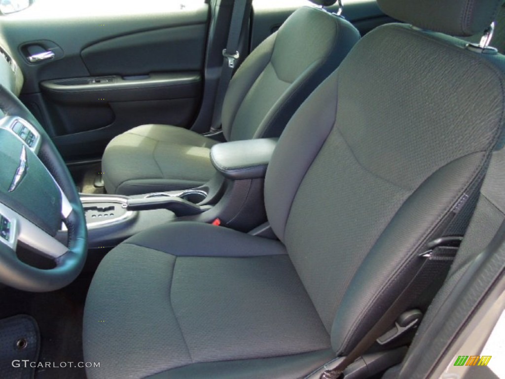 Black Interior 2012 Chrysler 200 Touring Sedan Photo #70925059