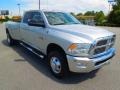 2011 Bright Silver Metallic Dodge Ram 3500 HD Big Horn Crew Cab 4x4 Dually  photo #2