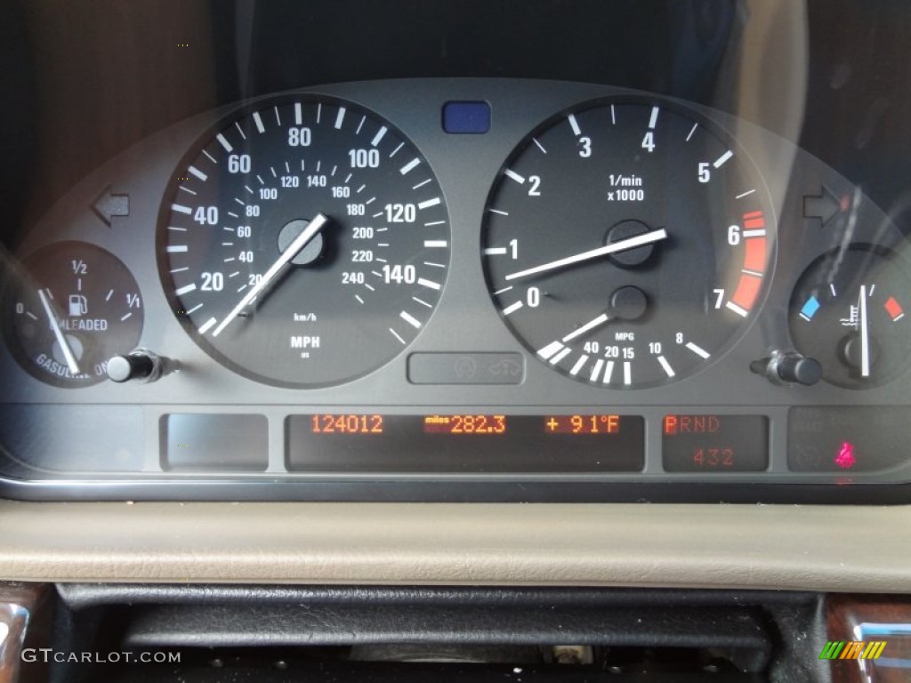 1998 BMW 7 Series 740iL Sedan Gauges Photo #70926298