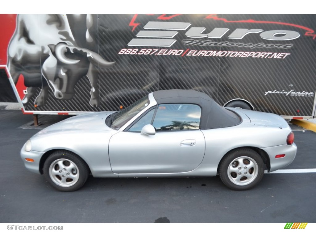 1999 MX-5 Miata LP Roadster - Highlight Silver Metallic / Black photo #11