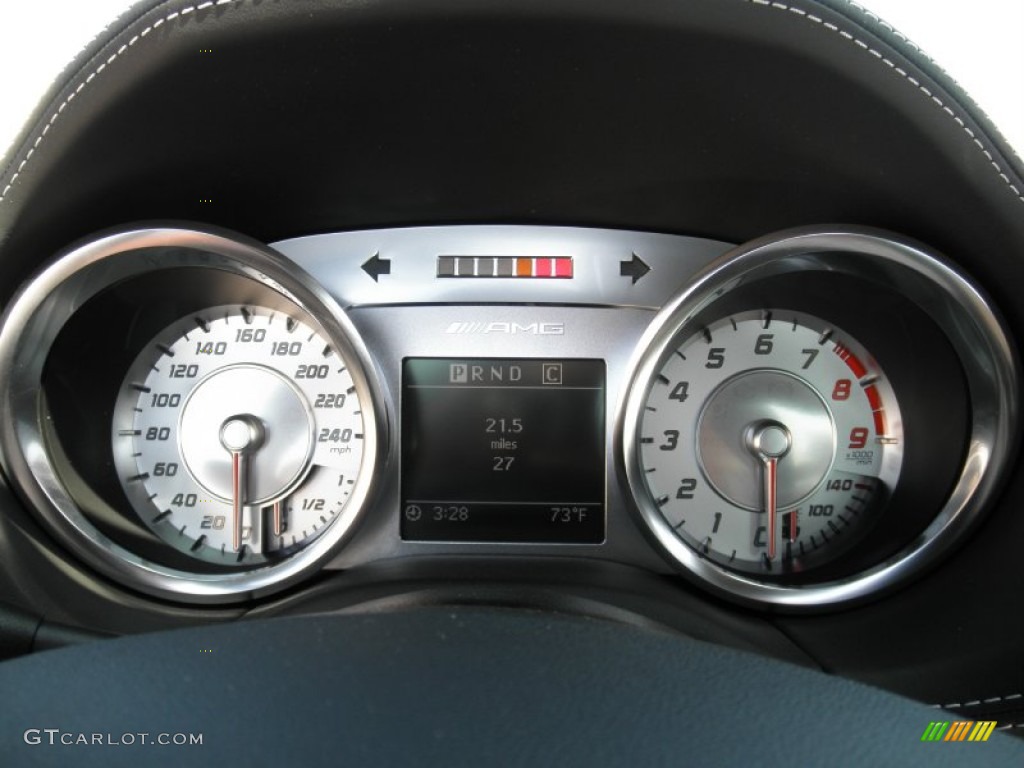 2012 Mercedes-Benz SLS AMG Gauges Photo #70926907