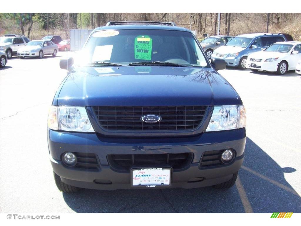 2004 Explorer XLS 4x4 - Dark Blue Pearl Metallic / Graphite photo #2