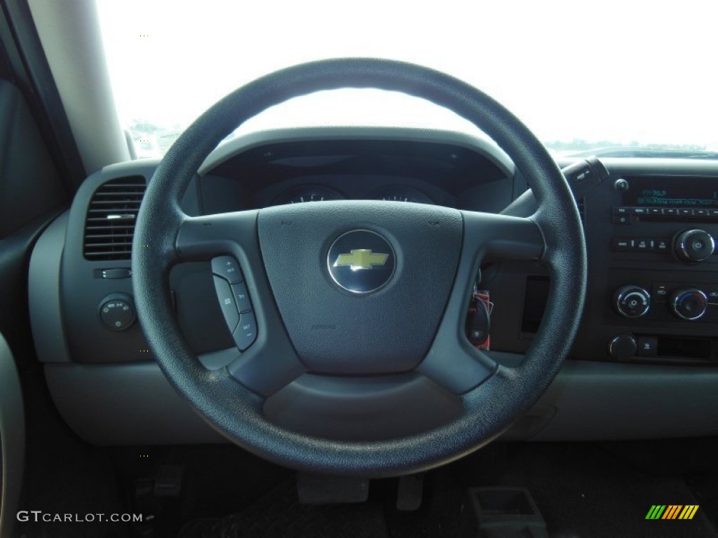 2010 Silverado 1500 LS Crew Cab 4x4 - Blue Granite Metallic / Dark Titanium photo #14