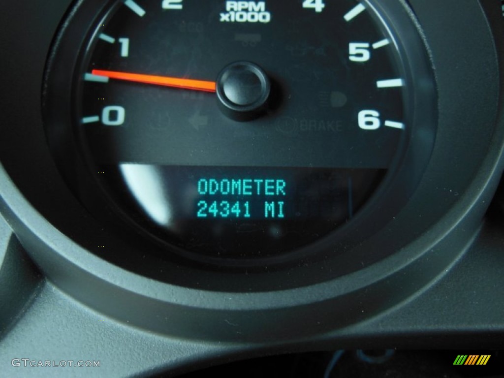 2010 Silverado 1500 LS Crew Cab 4x4 - Blue Granite Metallic / Dark Titanium photo #16