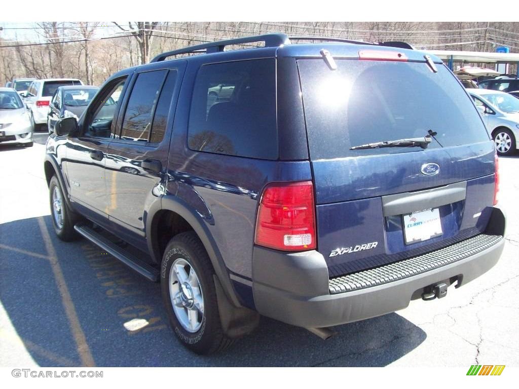 2004 Explorer XLS 4x4 - Dark Blue Pearl Metallic / Graphite photo #21