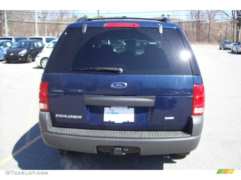 2004 Explorer XLS 4x4 - Dark Blue Pearl Metallic / Graphite photo #22