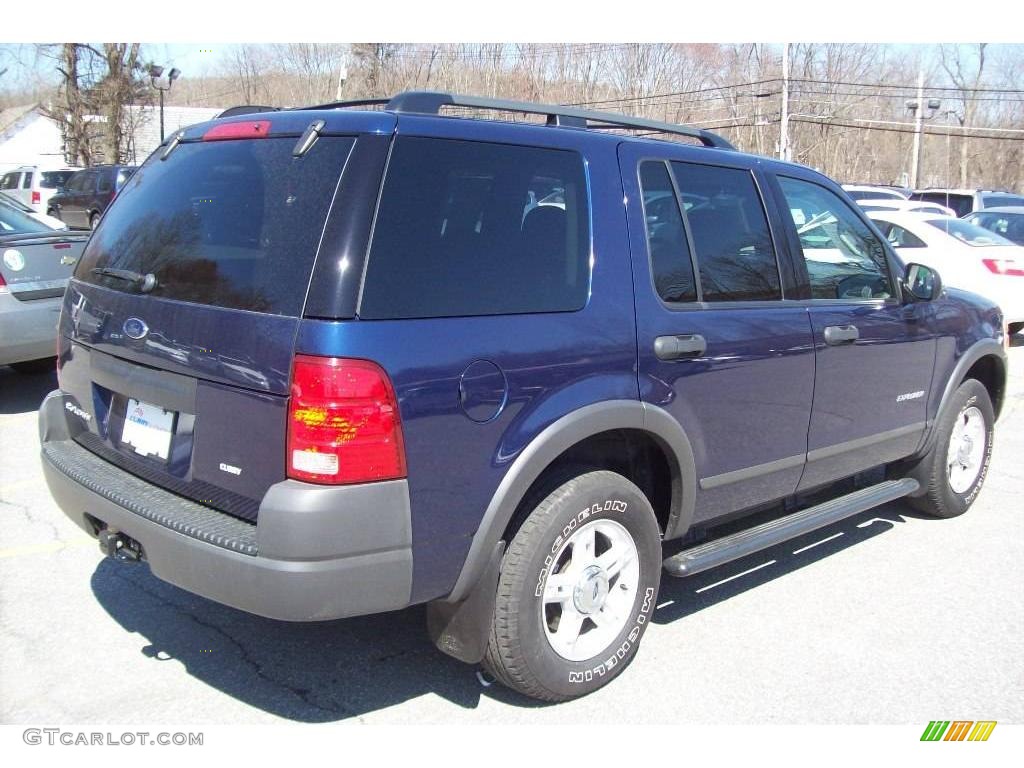2004 Explorer XLS 4x4 - Dark Blue Pearl Metallic / Graphite photo #23
