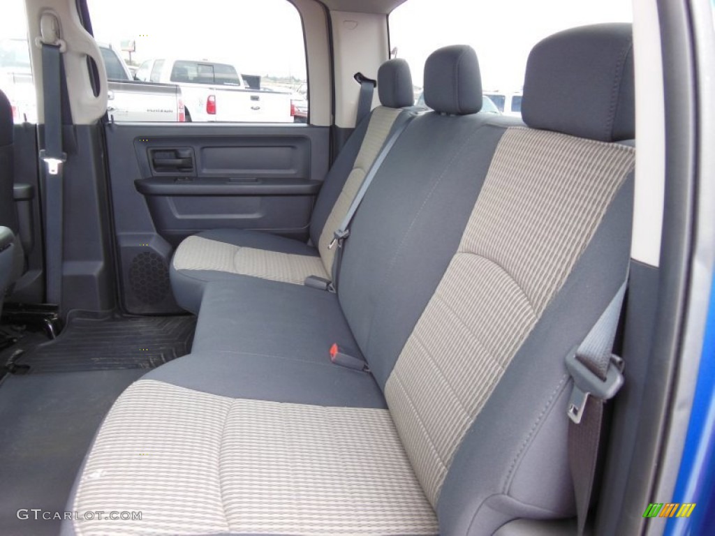 2010 Ram 1500 ST Crew Cab 4x4 - Deep Water Blue Pearl / Dark Slate/Medium Graystone photo #10