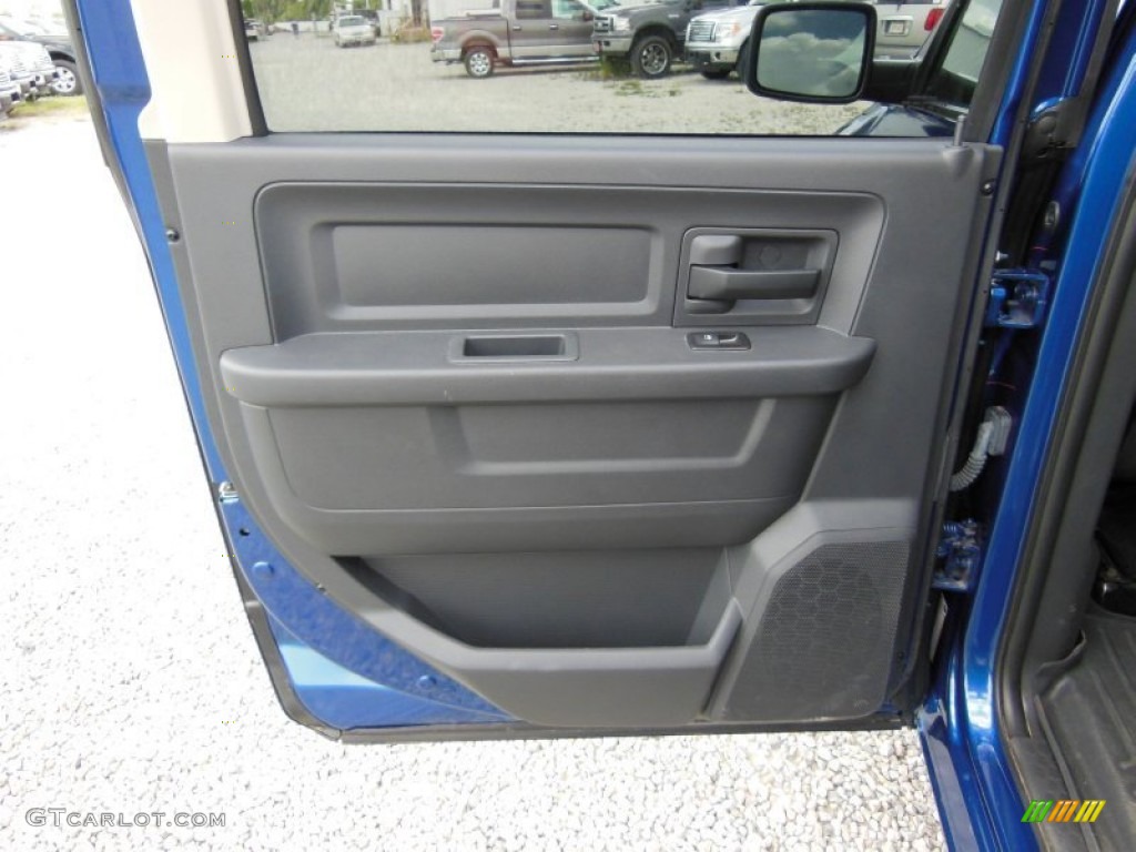 2010 Ram 1500 ST Crew Cab 4x4 - Deep Water Blue Pearl / Dark Slate/Medium Graystone photo #11