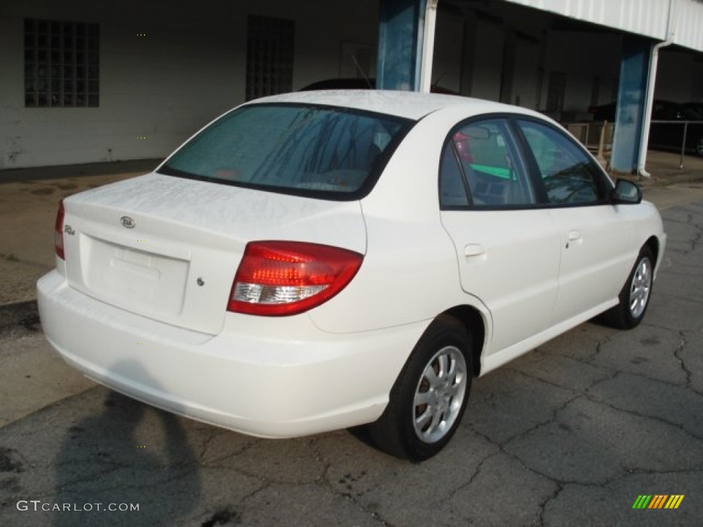 2005 Rio Sedan - Polar White / Gray photo #6