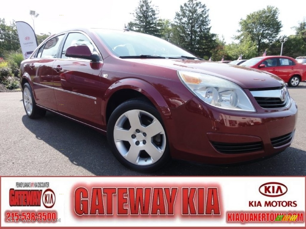 2007 Aura XE - Berry Red / Gray photo #1