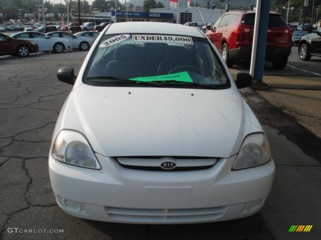 2005 Rio Sedan - Polar White / Gray photo #20