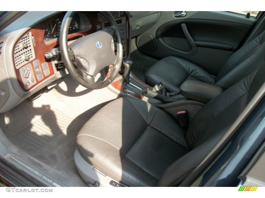 2000 9-5 SE V6t Sedan - Frost Grey Metallic / Medium Grey photo #5