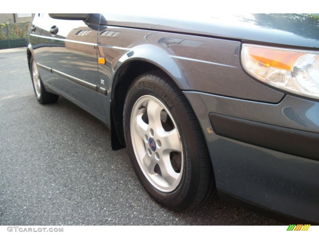 2000 9-5 SE V6t Sedan - Frost Grey Metallic / Medium Grey photo #25