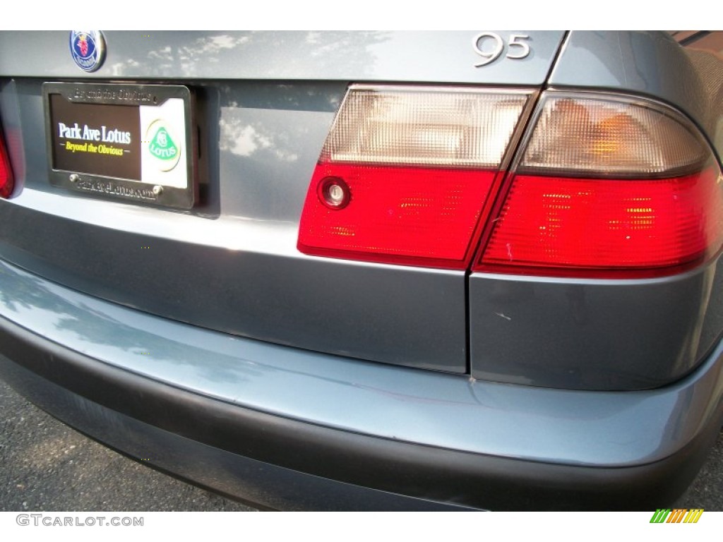 2000 9-5 SE V6t Sedan - Frost Grey Metallic / Medium Grey photo #27