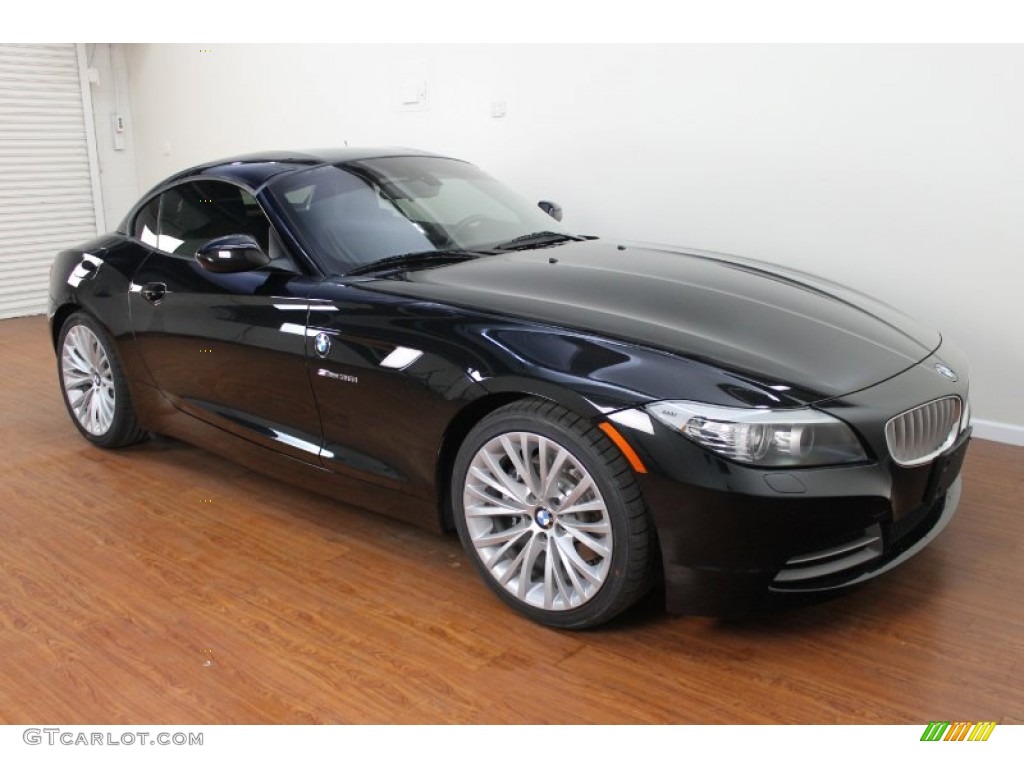 Black Sapphire Metallic 2009 BMW Z4 sDrive35i Roadster Exterior Photo #70930989