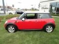 2008 Chili Red Mini Cooper Hardtop  photo #7