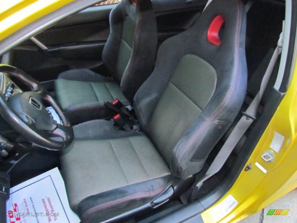 Black Interior 2002 Honda Civic Si Hatchback Photo 70931977