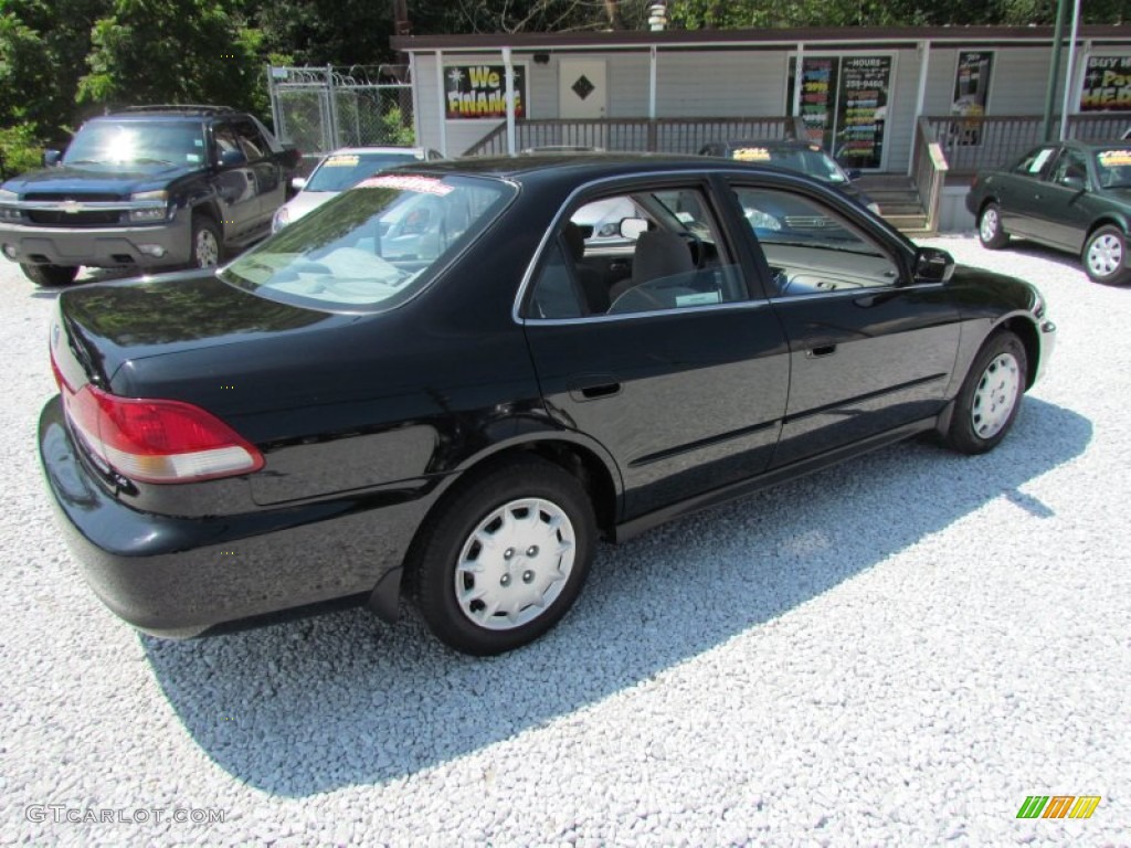 2001 Accord LX Sedan - Nighthawk Black Pearl / Quartz Gray photo #4