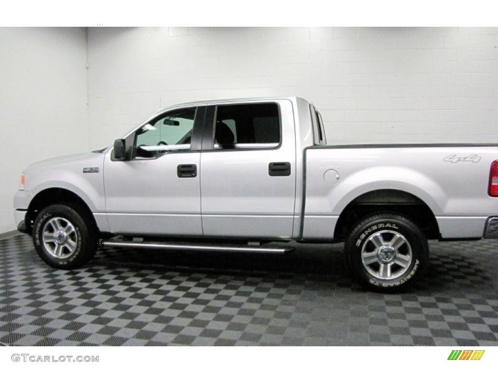 2006 F150 XLT SuperCrew 4x4 - Silver Metallic / Medium/Dark Flint photo #7