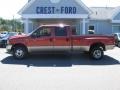 1999 Dark Toreador Red Metallic Ford F350 Super Duty XLT Crew Cab 4x4 Dually  photo #4