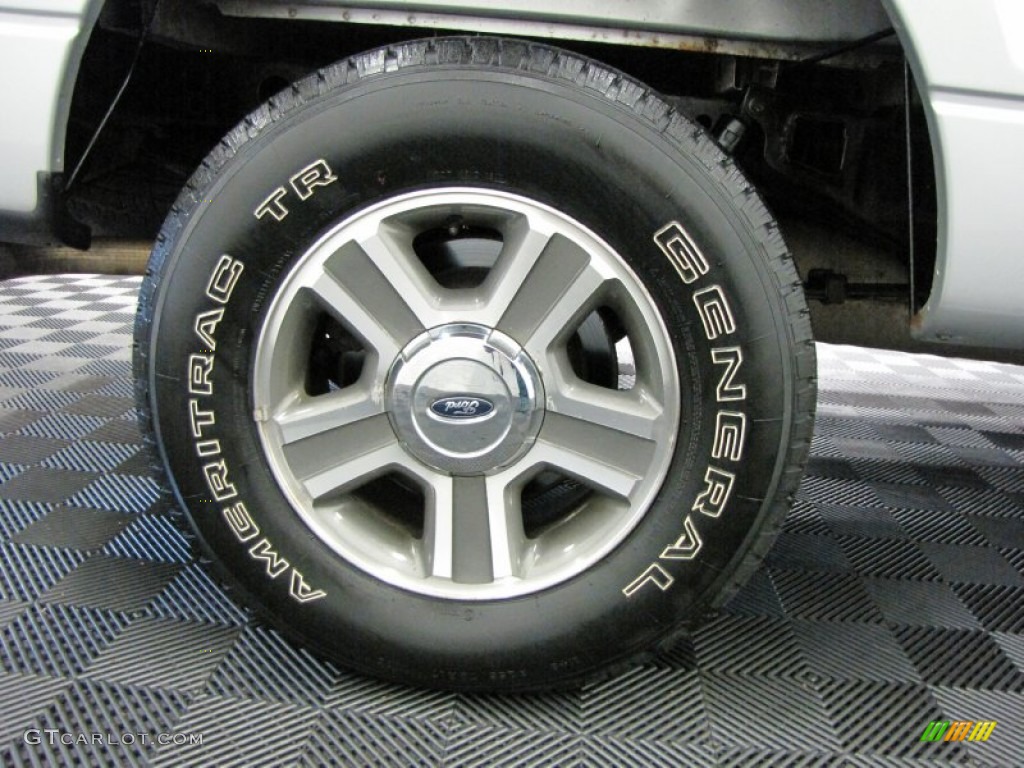 2006 F150 XLT SuperCrew 4x4 - Silver Metallic / Medium/Dark Flint photo #28