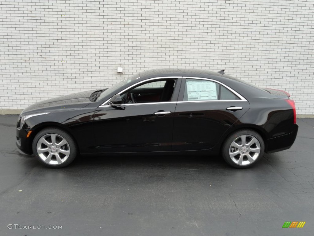 Black Raven 2013 Cadillac ATS 2.5L Luxury Exterior Photo #70932742