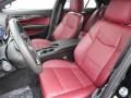 Morello Red/Jet Black Accents 2013 Cadillac ATS 2.5L Luxury Interior Color