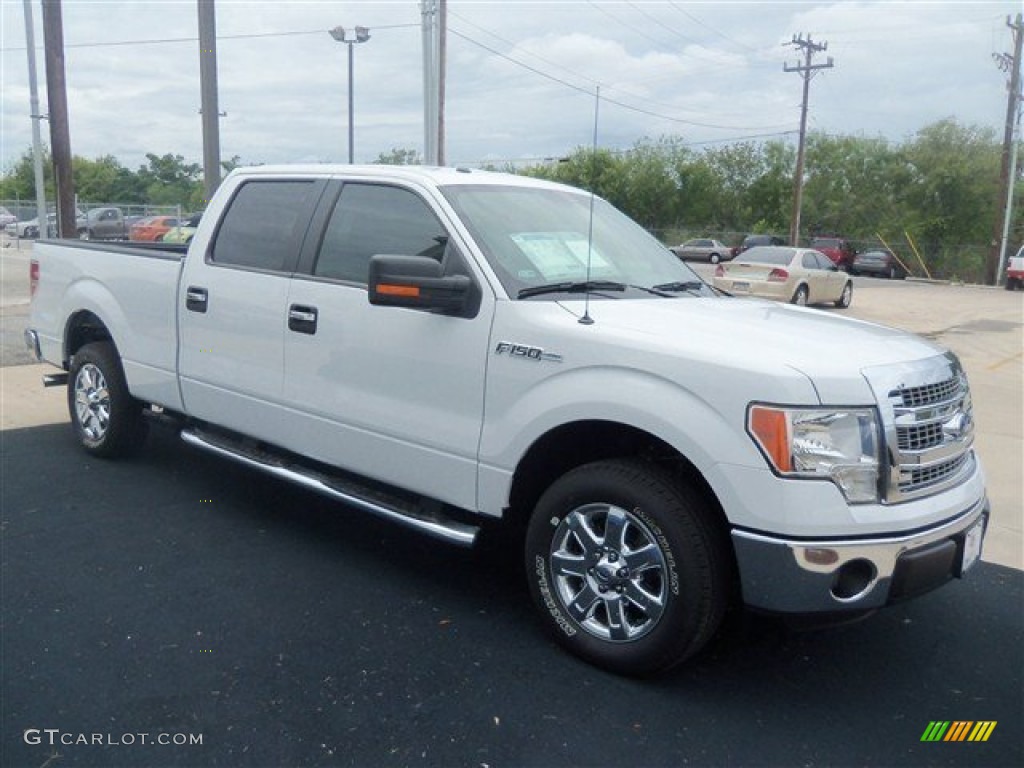 Oxford White 2013 Ford F150 XLT SuperCrew Exterior Photo #70933348