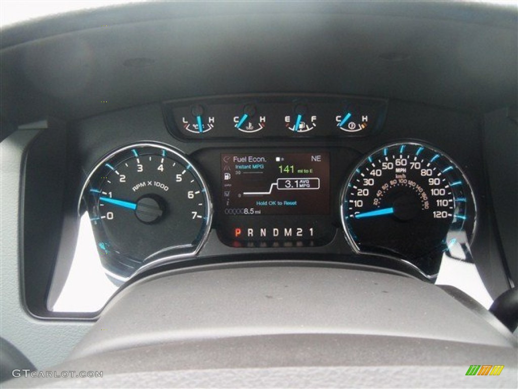 2013 Ford F150 XLT SuperCrew Gauges Photo #70933453