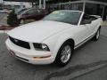2007 Performance White Ford Mustang V6 Deluxe Convertible  photo #9