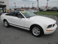 2007 Performance White Ford Mustang V6 Deluxe Convertible  photo #15