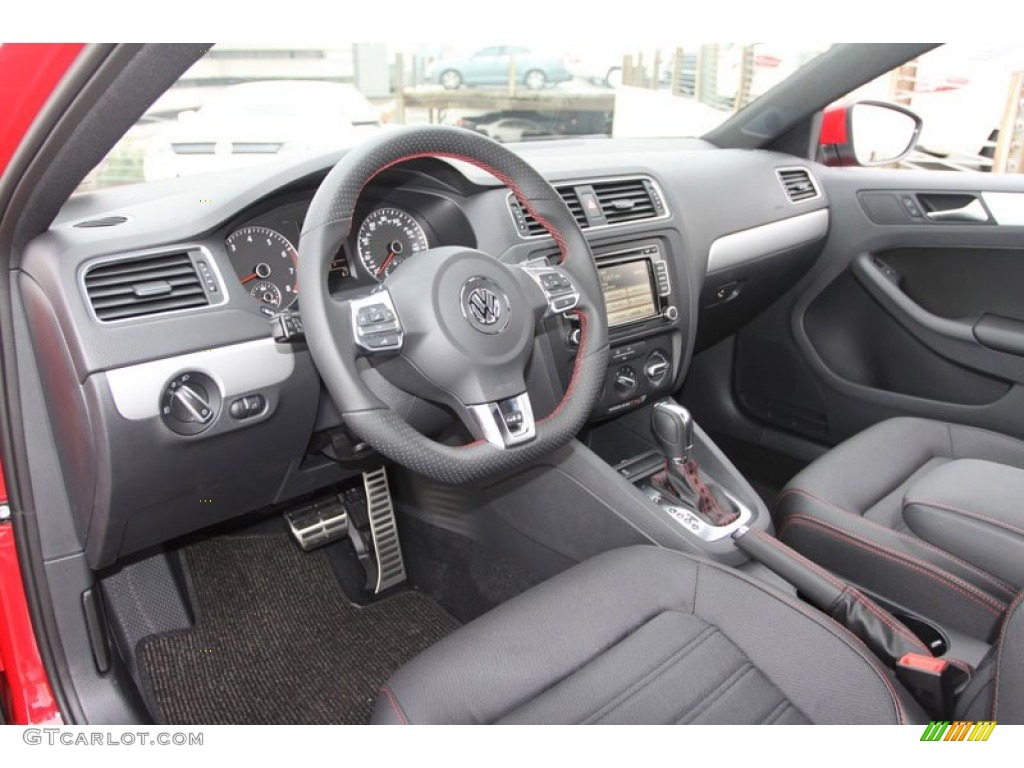 2013 Volkswagen Jetta GLI Titan Black Dashboard Photo #70934434