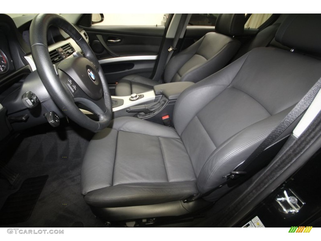 2008 3 Series 335i Sedan - Black Sapphire Metallic / Black photo #3