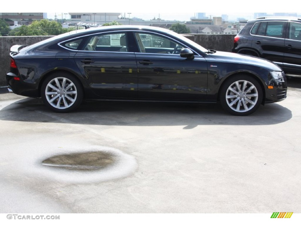 2012 A7 3.0T quattro Premium - Brilliant Black / Velvet Beige photo #7