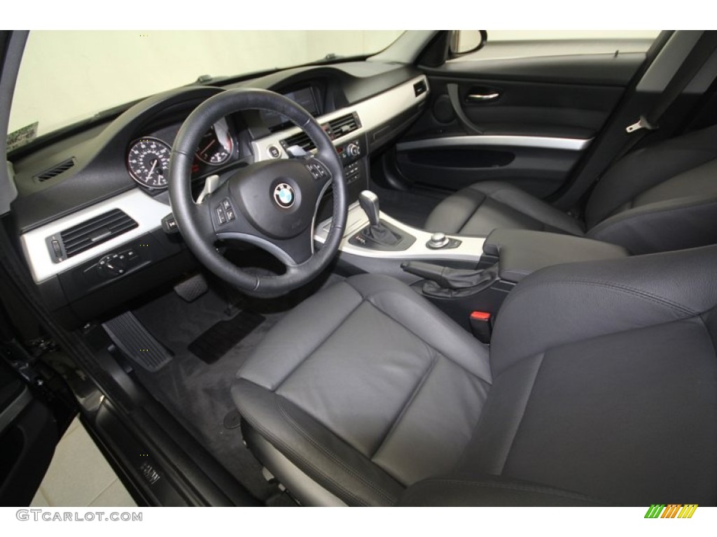 2008 3 Series 335i Sedan - Black Sapphire Metallic / Black photo #13