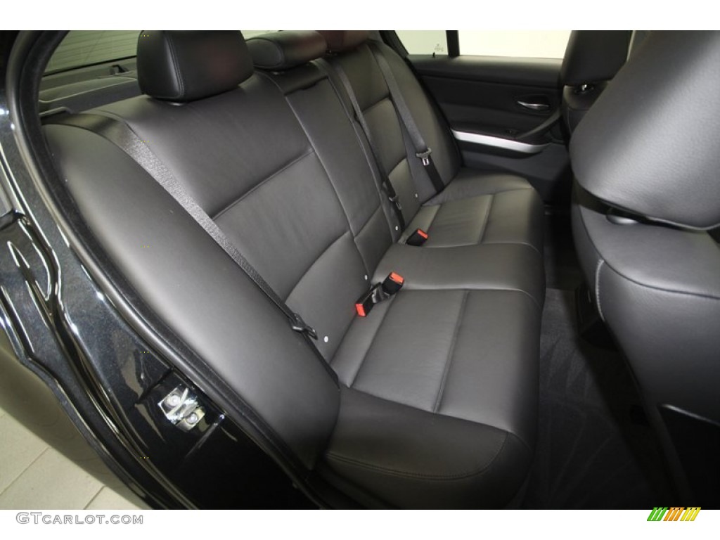2008 3 Series 335i Sedan - Black Sapphire Metallic / Black photo #35