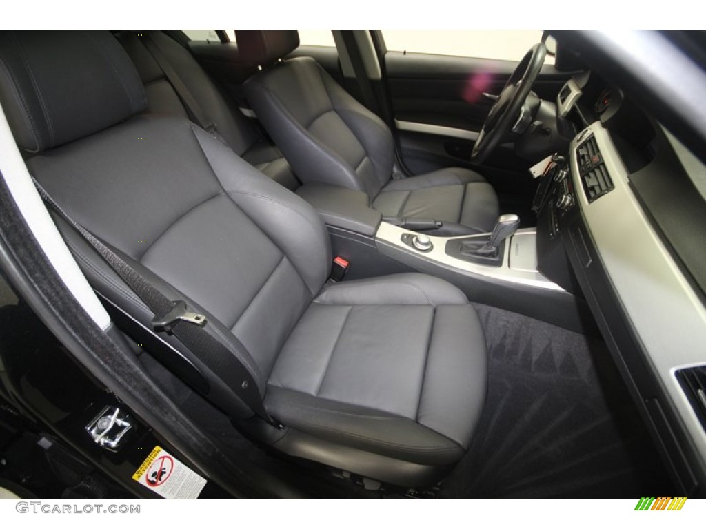 2008 3 Series 335i Sedan - Black Sapphire Metallic / Black photo #39