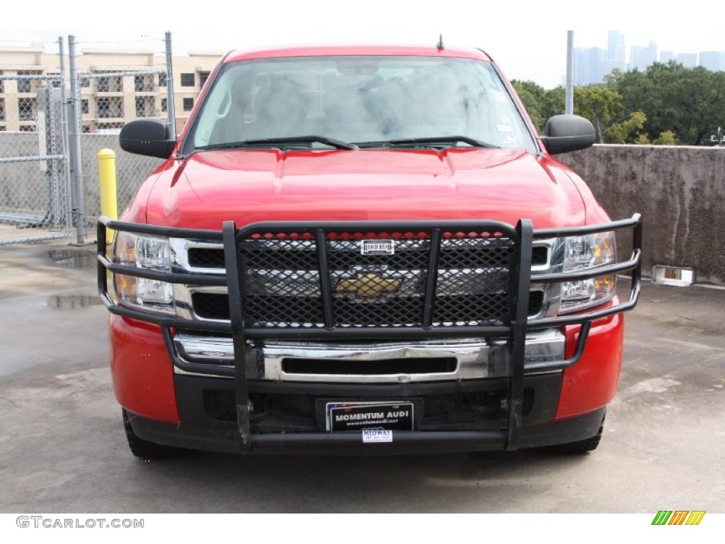 2010 Silverado 1500 LT Extended Cab 4x4 - Victory Red / Light Cashmere/Ebony photo #2